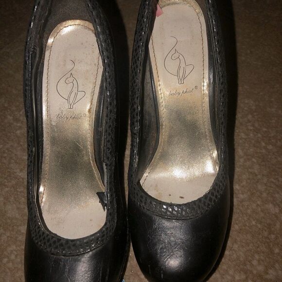 Baby Phat shoes. Black - Picture 1 of 5